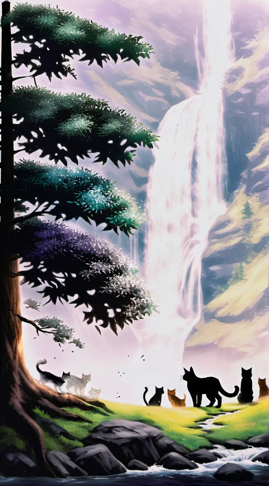ai character: [^Warroir cats^] 3 background