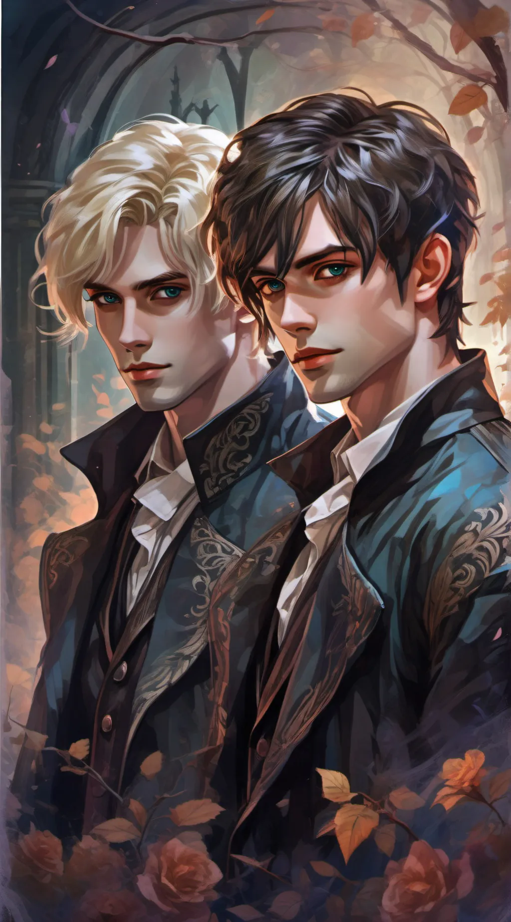 ai character: Sam and colby  background