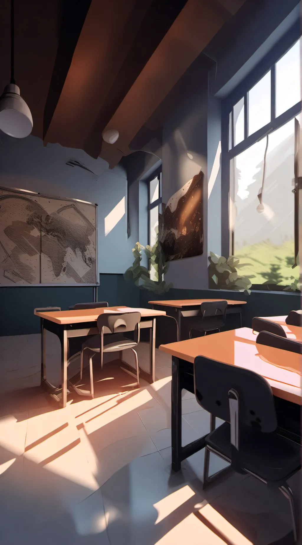 ai character: Mha new student  background