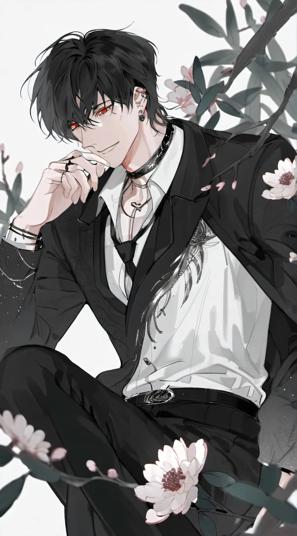 ai character: °•-Ace-•° background