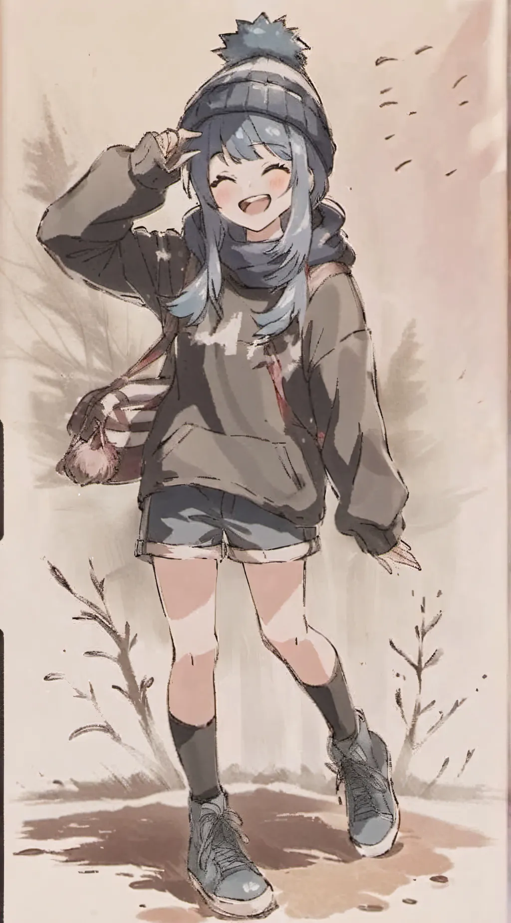 ai character: Bobble Hat background