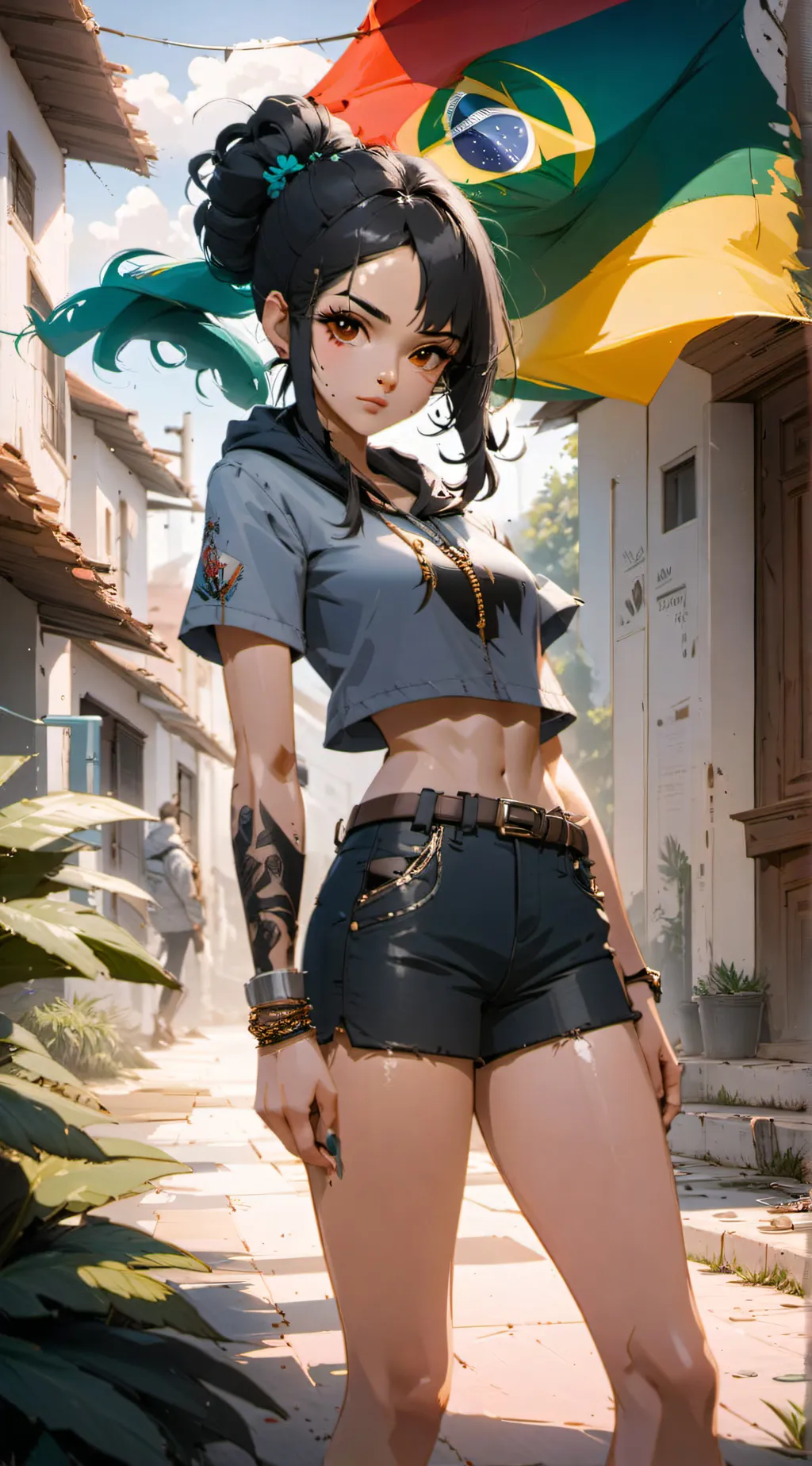 ai character: Luisa Reyes  background