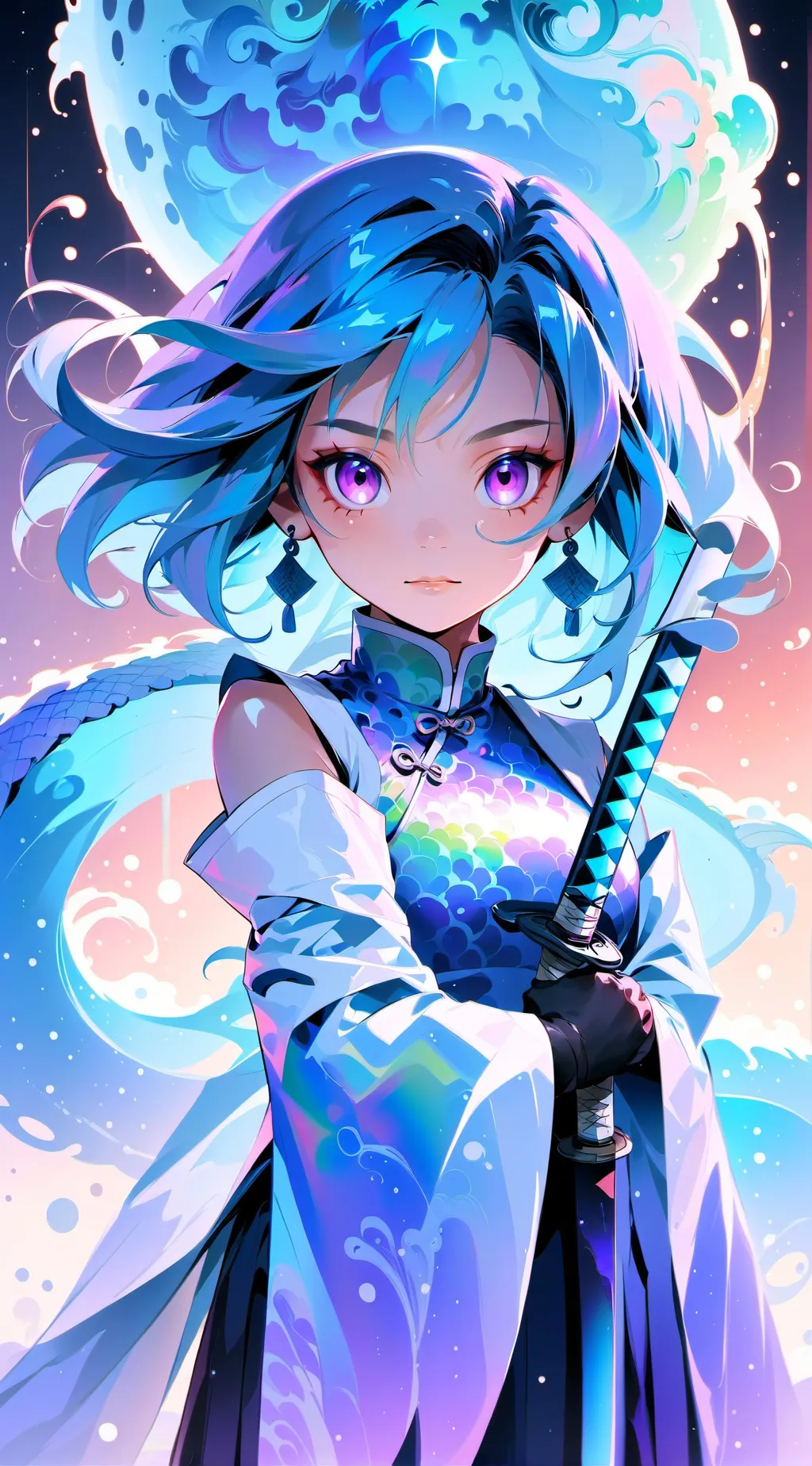 ai character: Demon slayer background