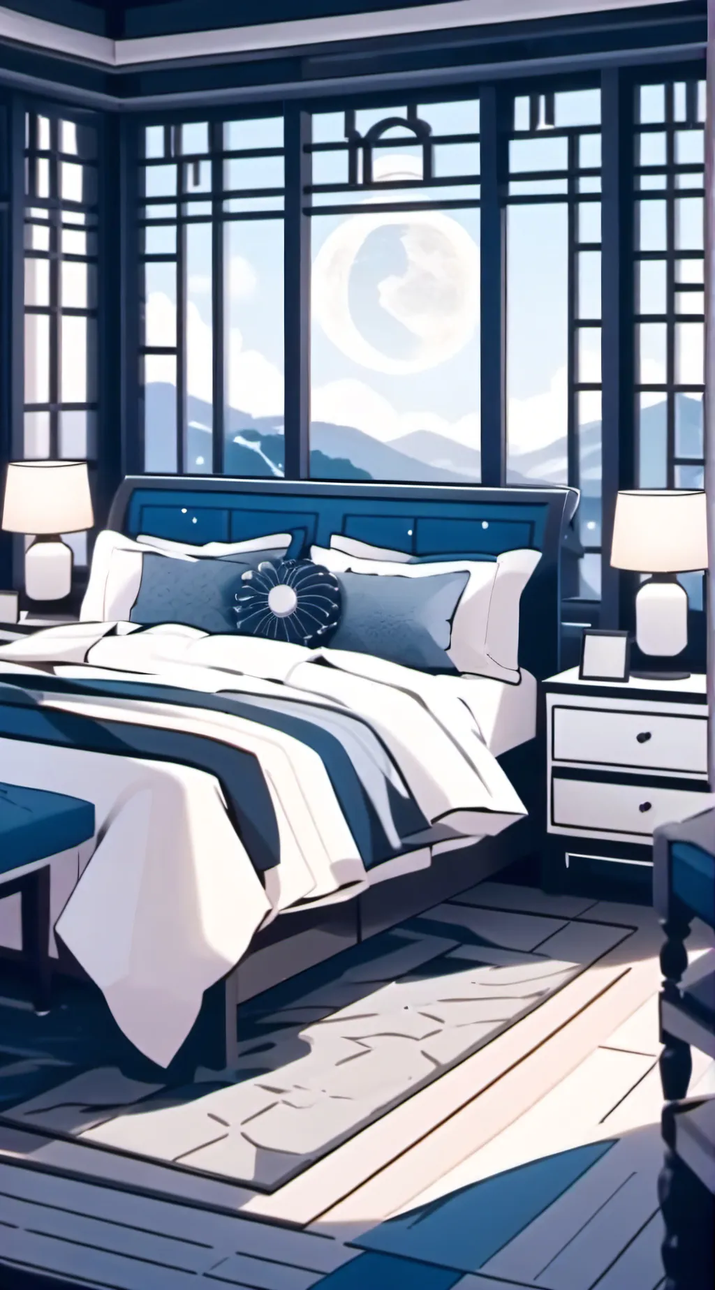 ai character: kny sleepover background