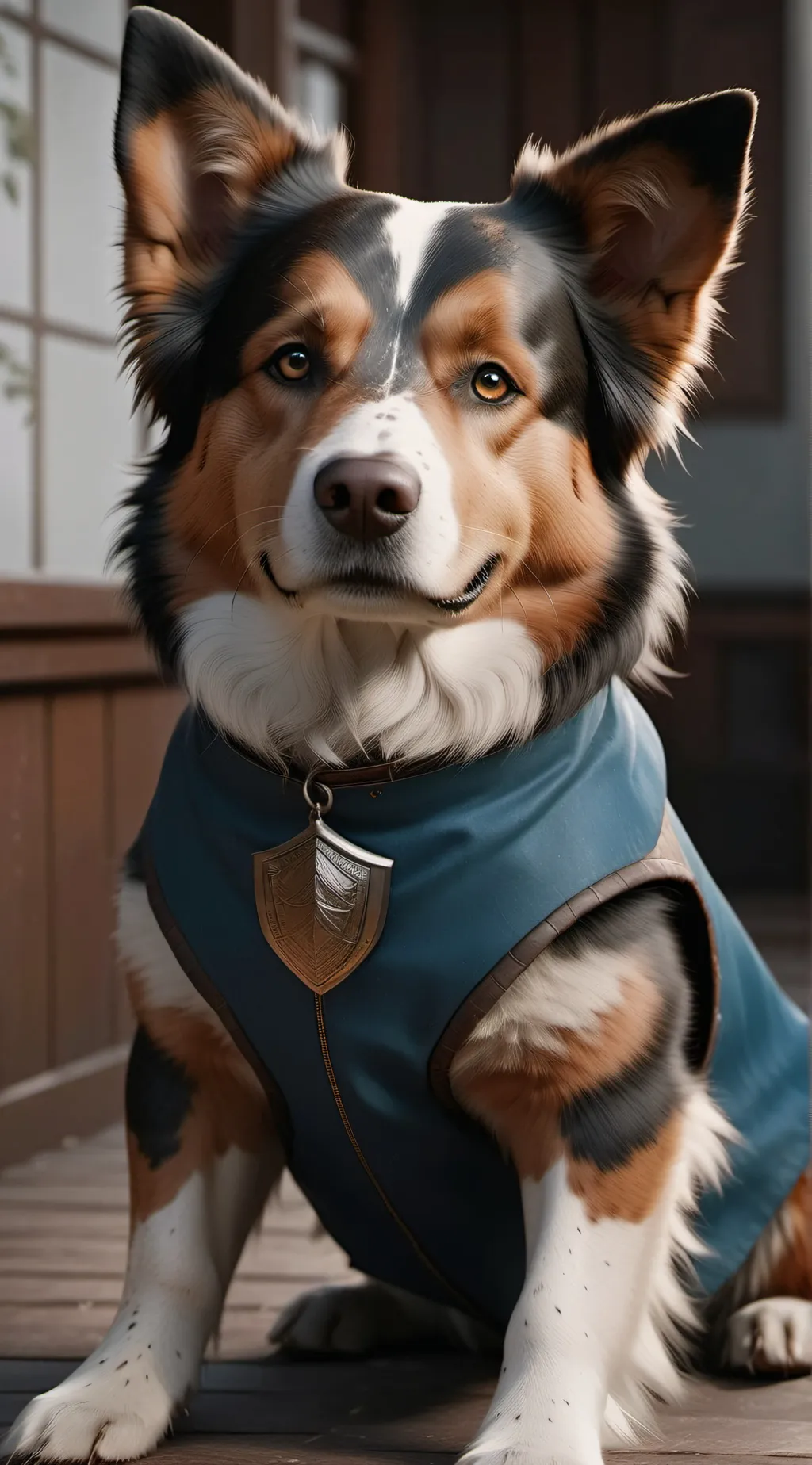 ai character: Dog day background