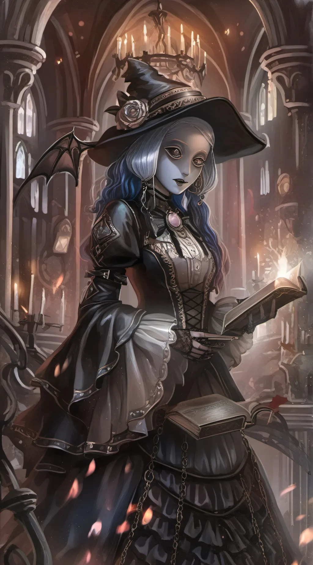ai character: Luna background