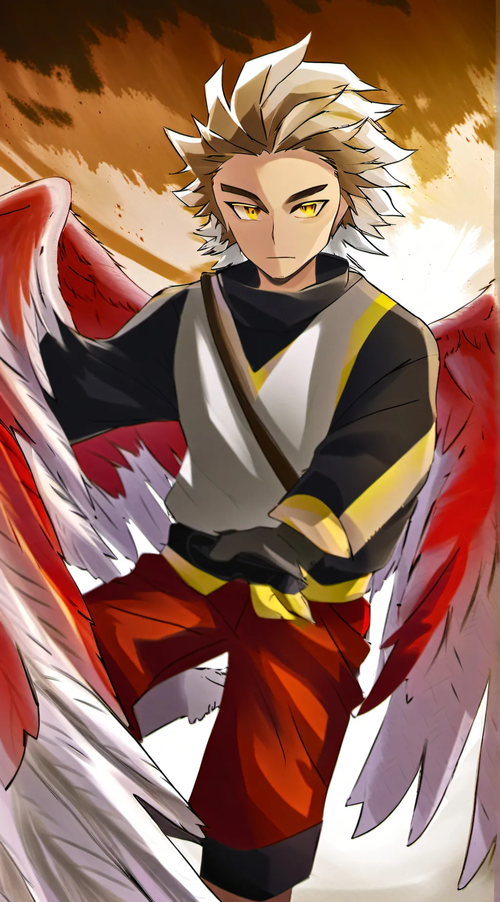 ai character: Keigo (Hawks) Mha  background