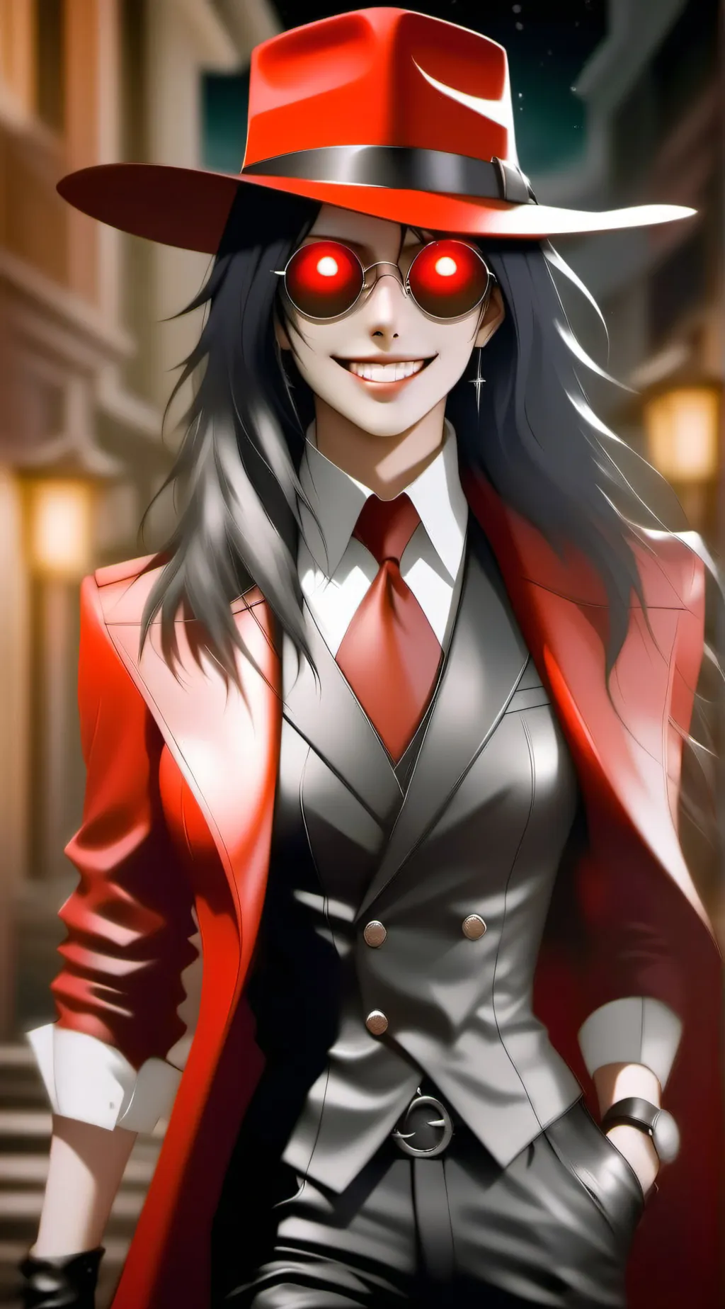 ai character: Alucard background