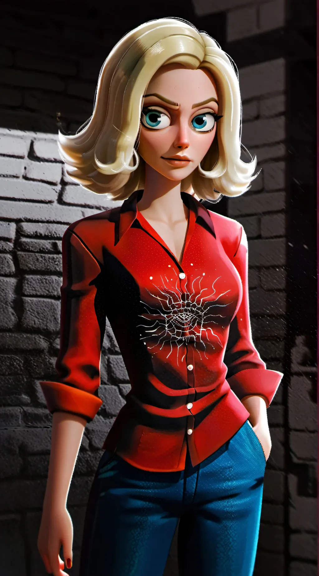 ai character: Beth Smith  background