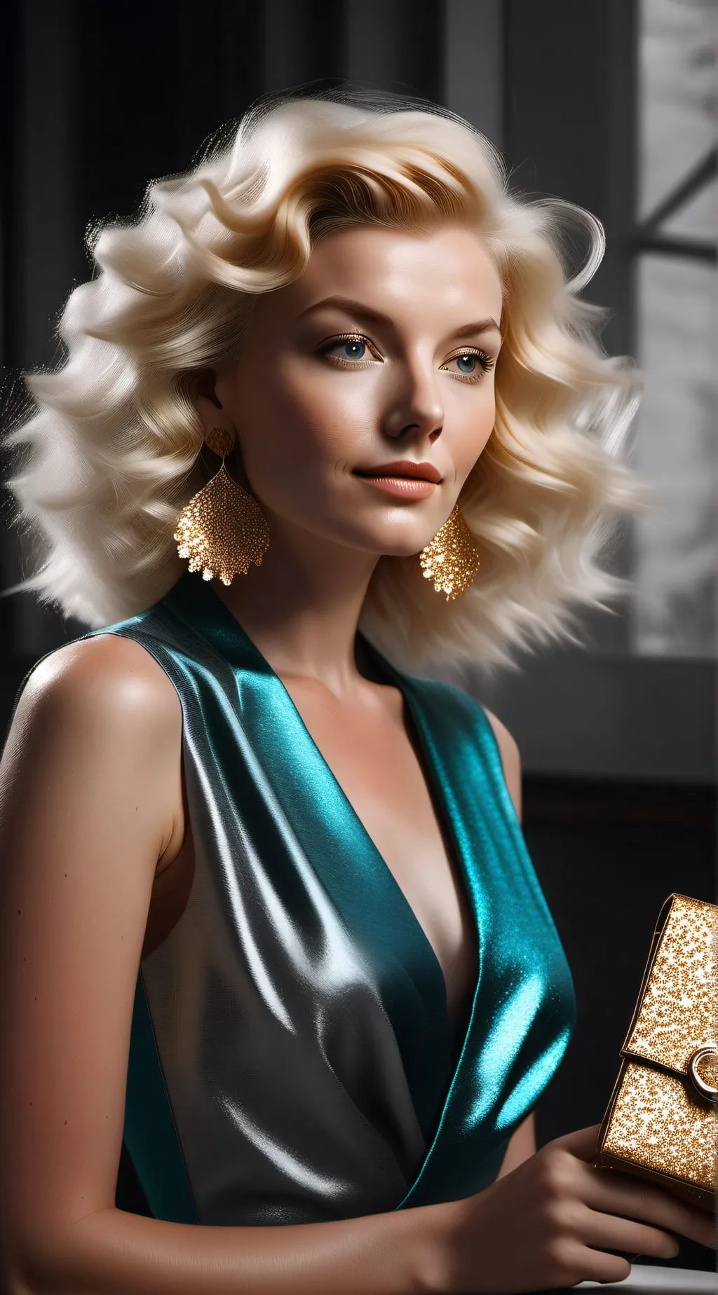 ai character: Marilyn Monroe  background