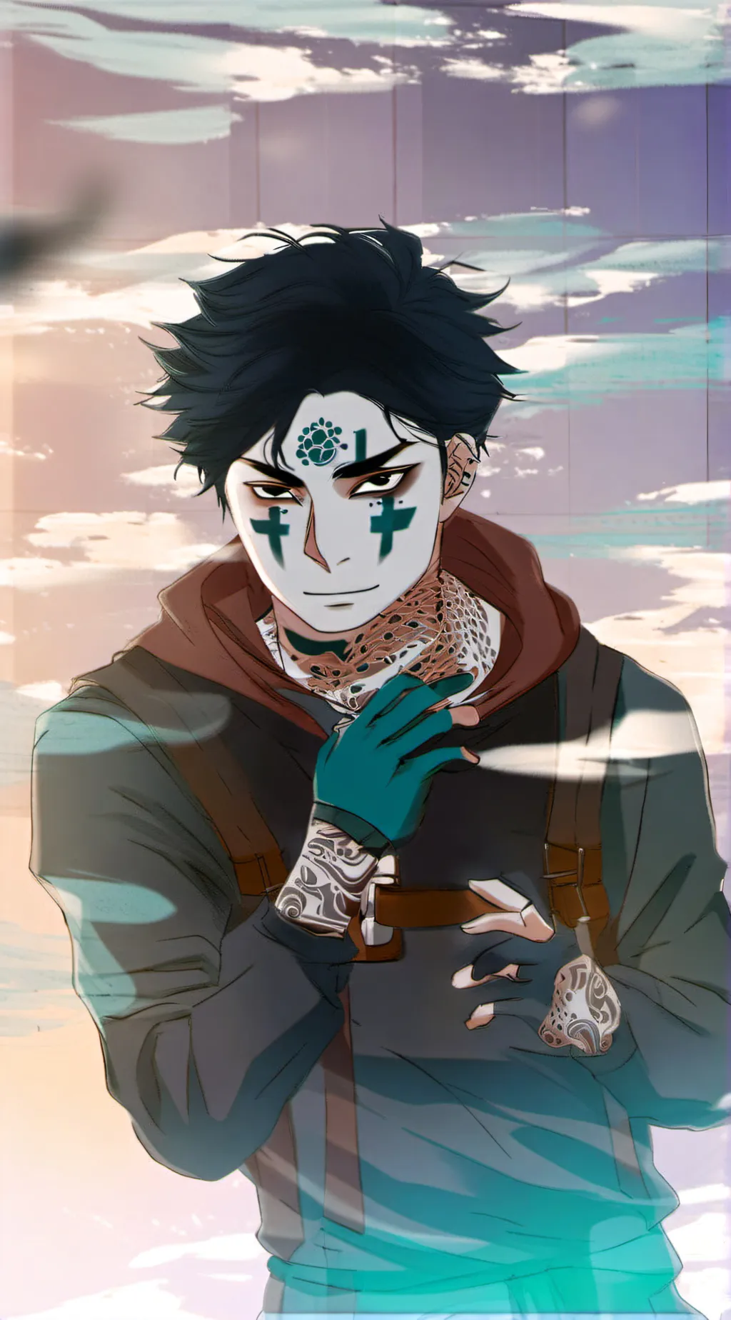 ai character: y/n and choso🩷 background