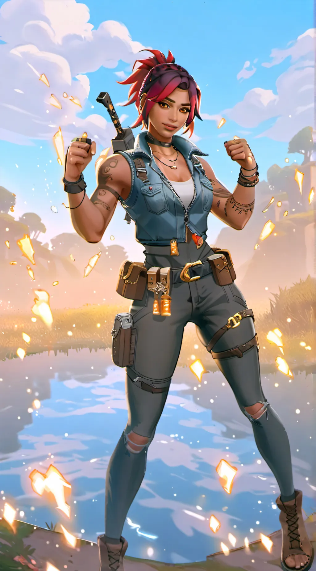 ai character: brite raider (fn) background