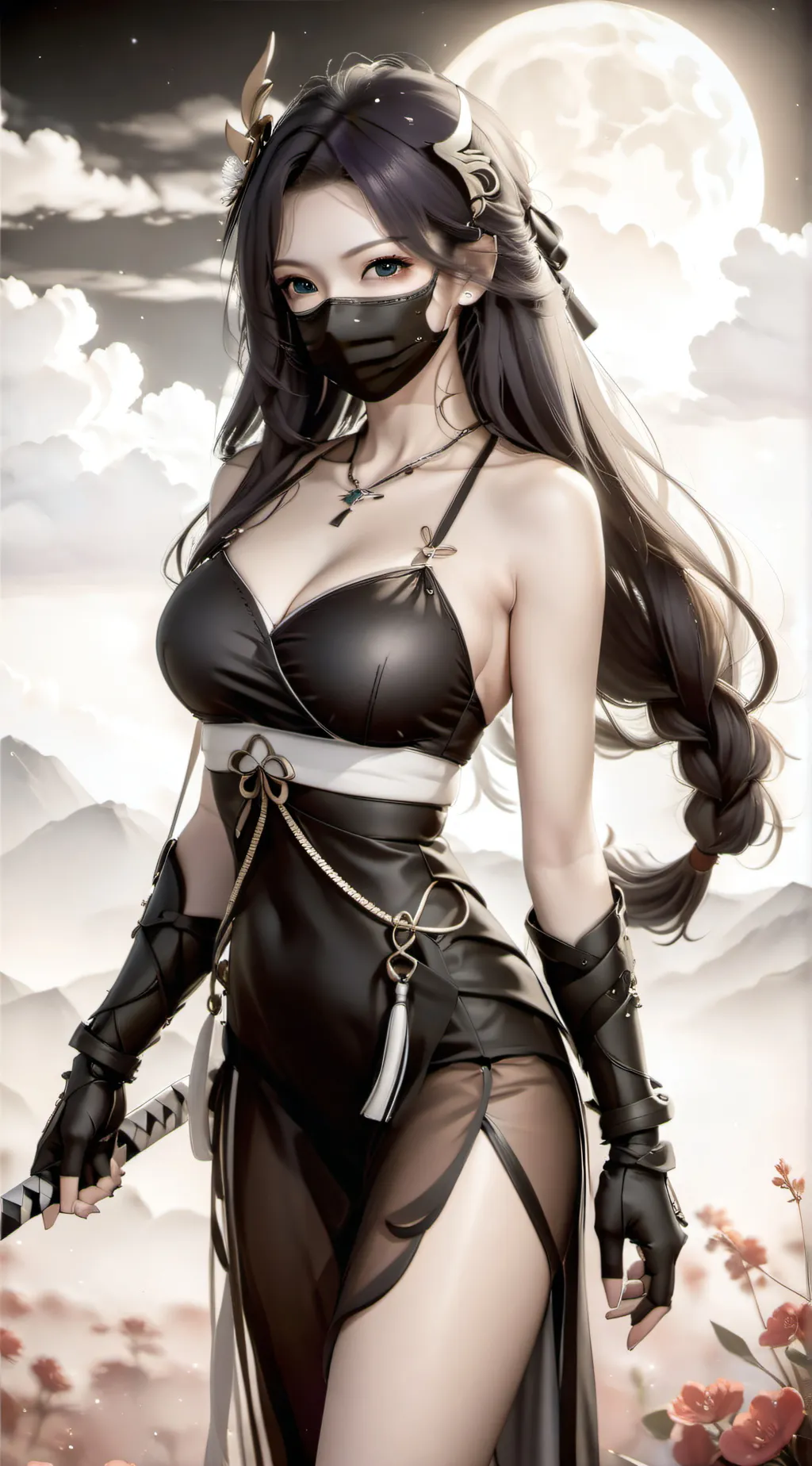 ai character: DEMON SLAYER  background