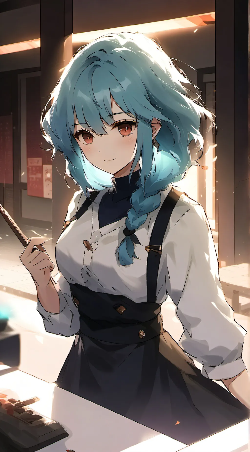 ai character: Myla  background