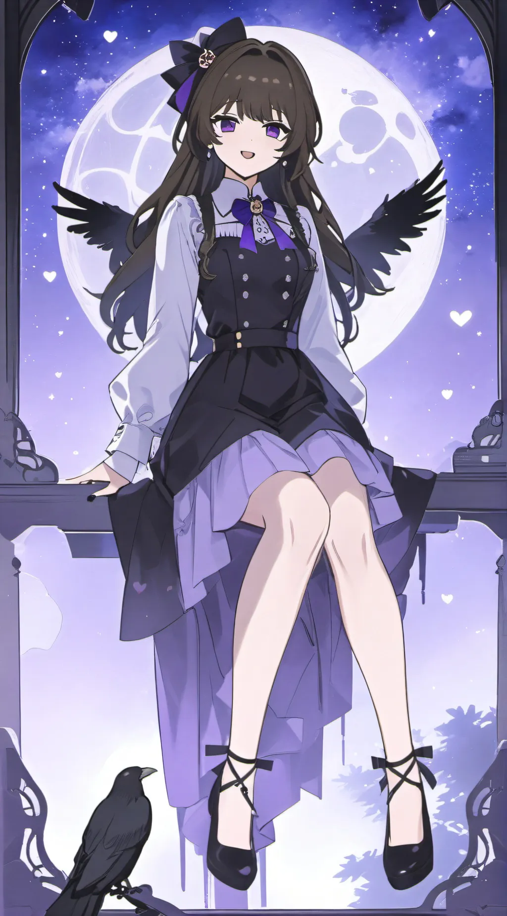 ai character: 🐦‍⬛Raven🐦‍⬛ background