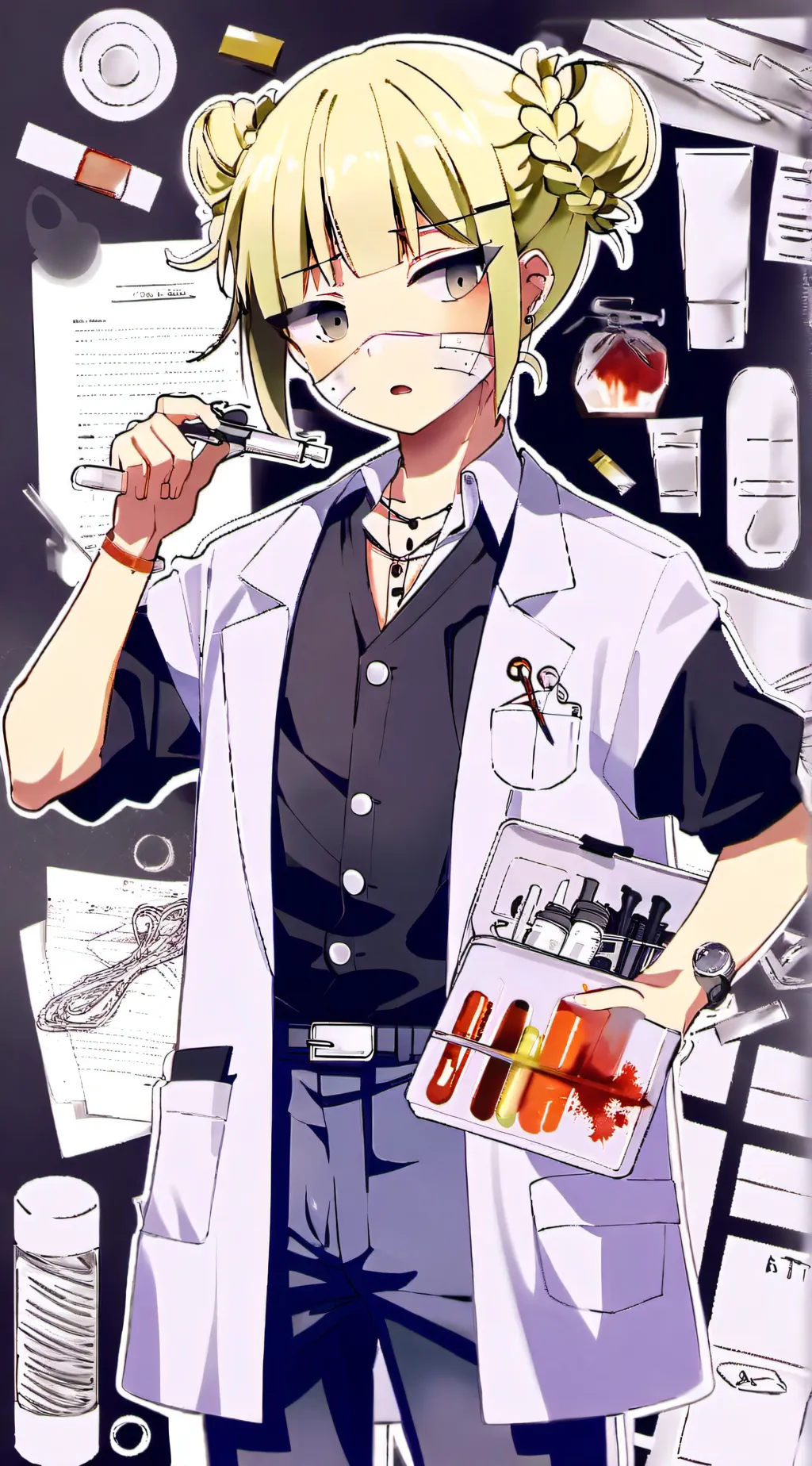 ai character: Toga! background