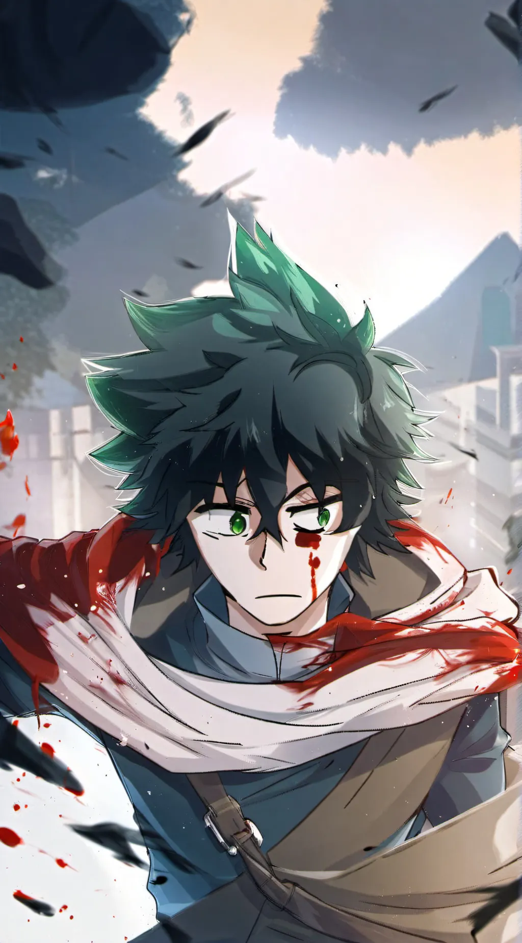 ai character: deku background