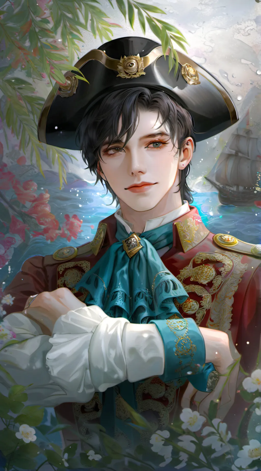 ai character: Captain mat background