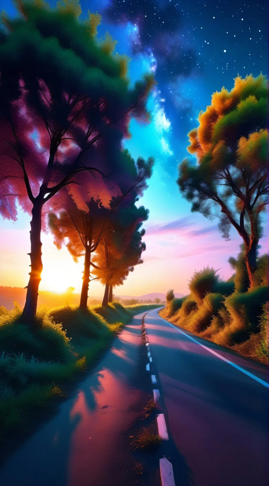 ai character: Road trips background