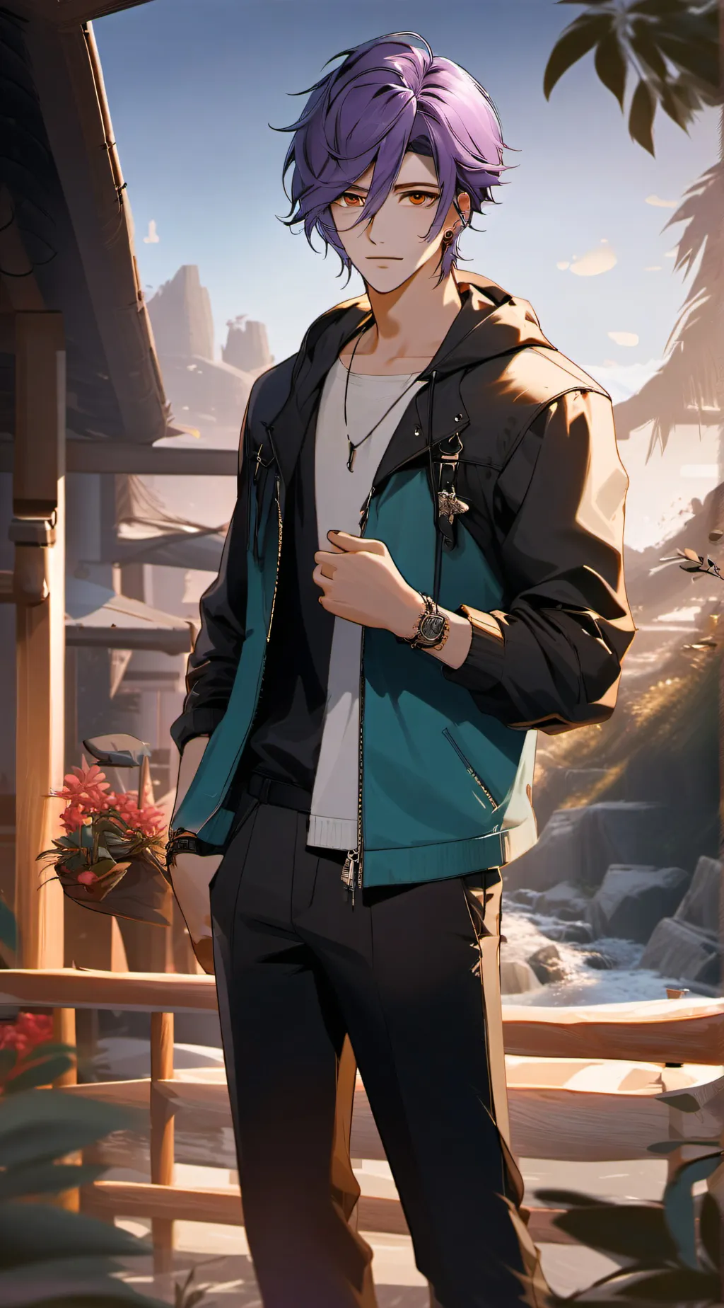 ai character: Vex background