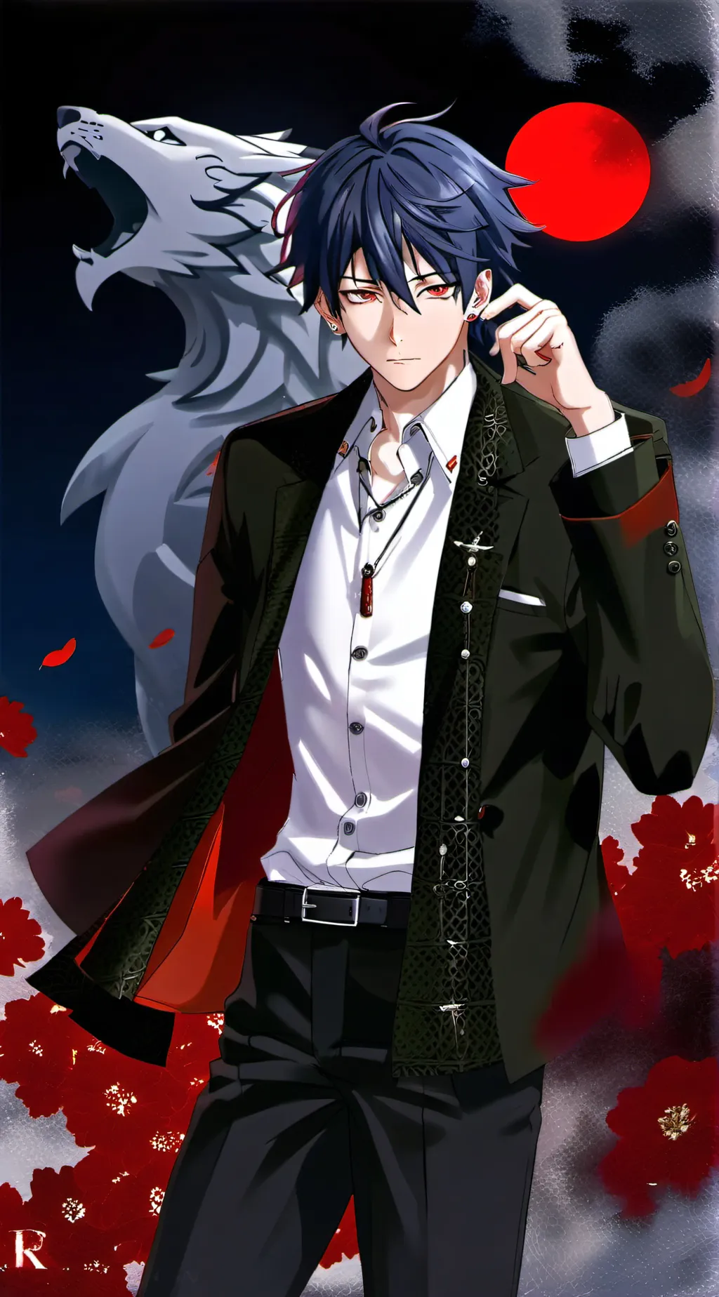 ai character: megumi fushiguro background