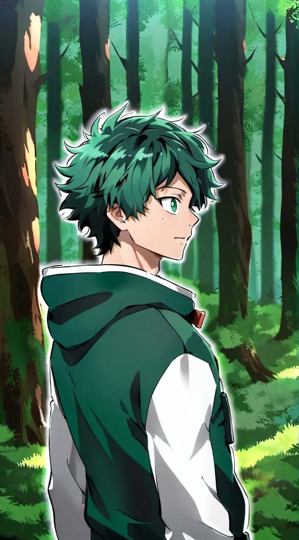 ai character: Izuku Midoriya background