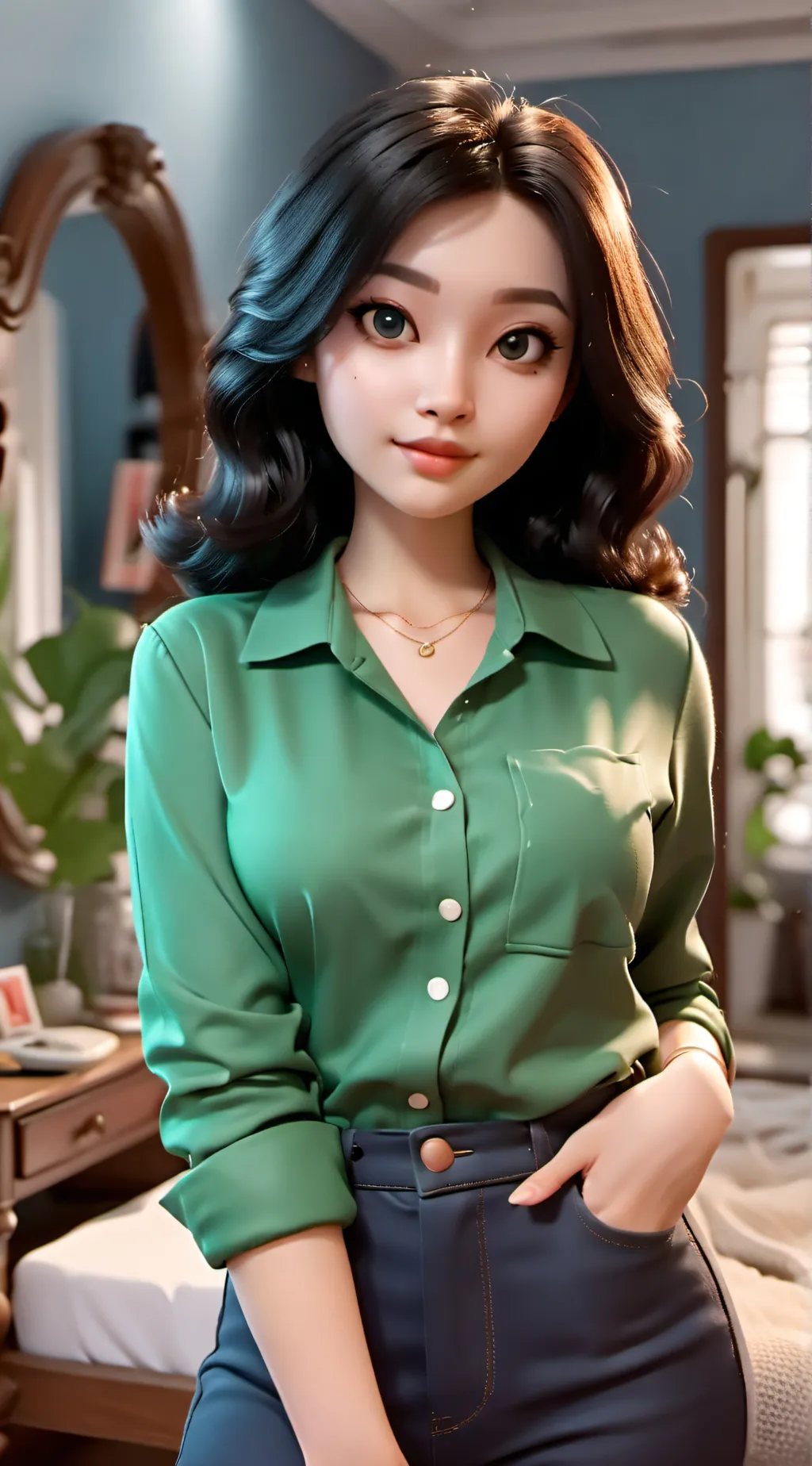 ai character: Samantha background