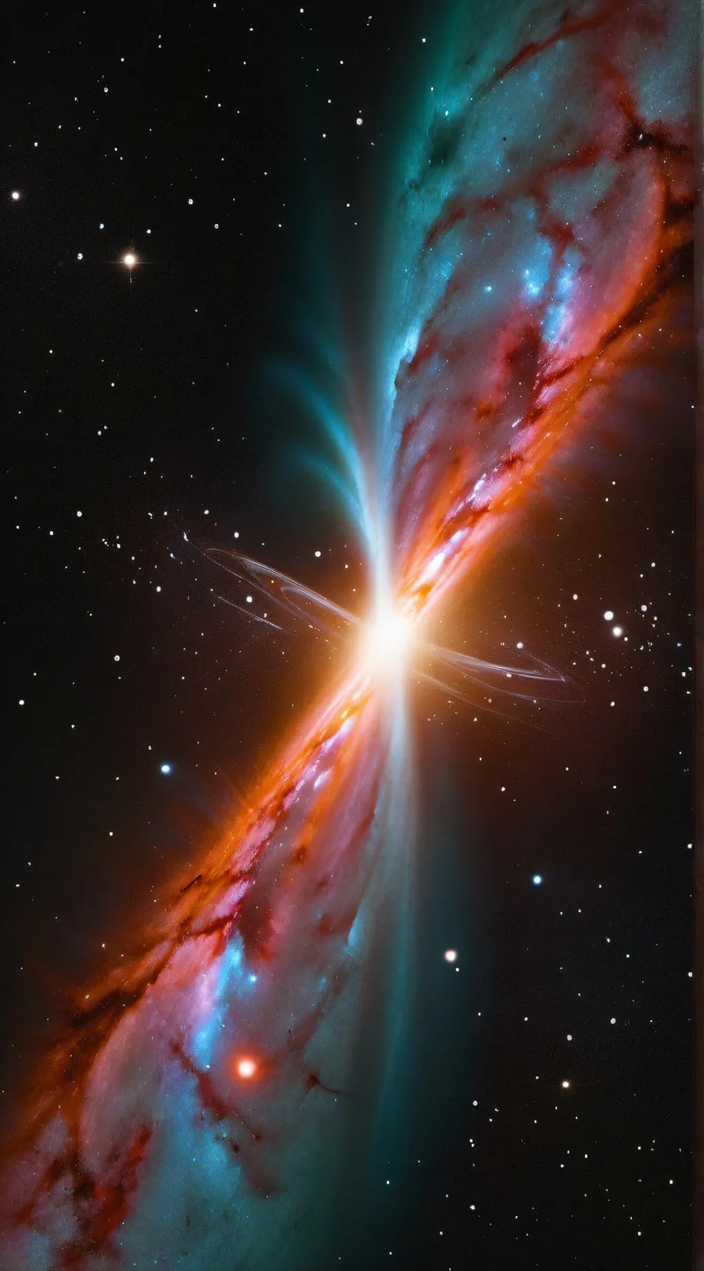 ai character: Galaxyballs Quasar background