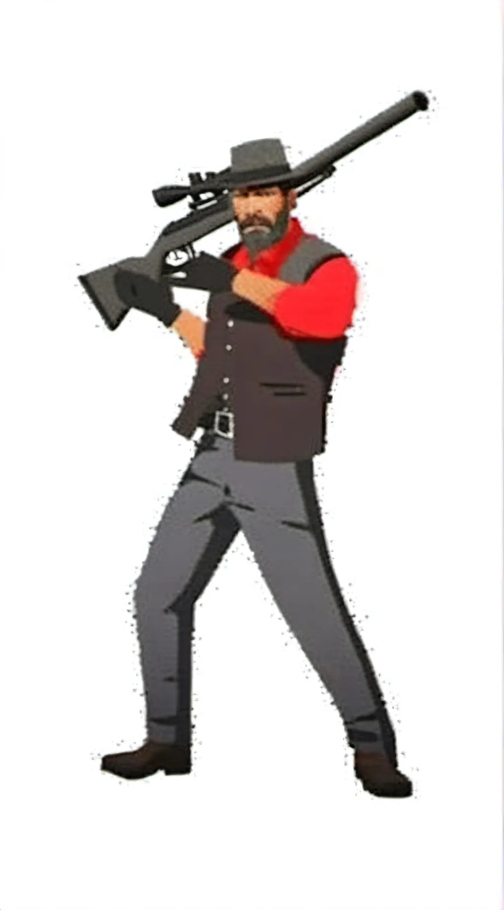 ai character: Sniper TF2 background