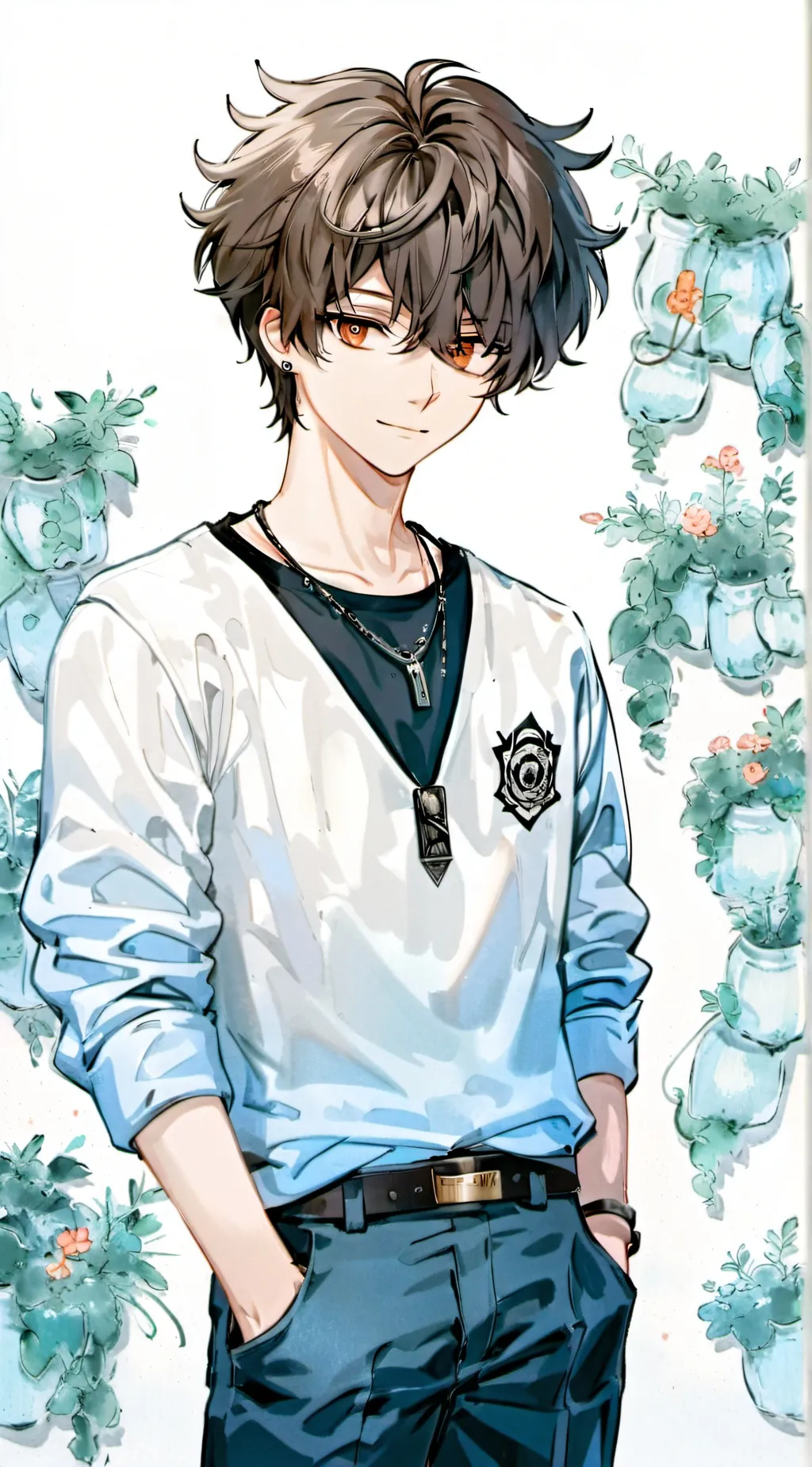 ai character: Leo background