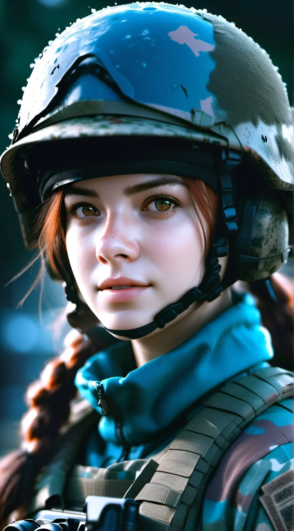ai character: Carina  background
