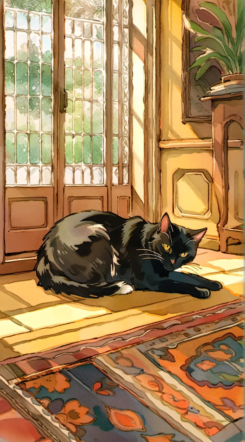 ai character: ꧁Salem꧂ background