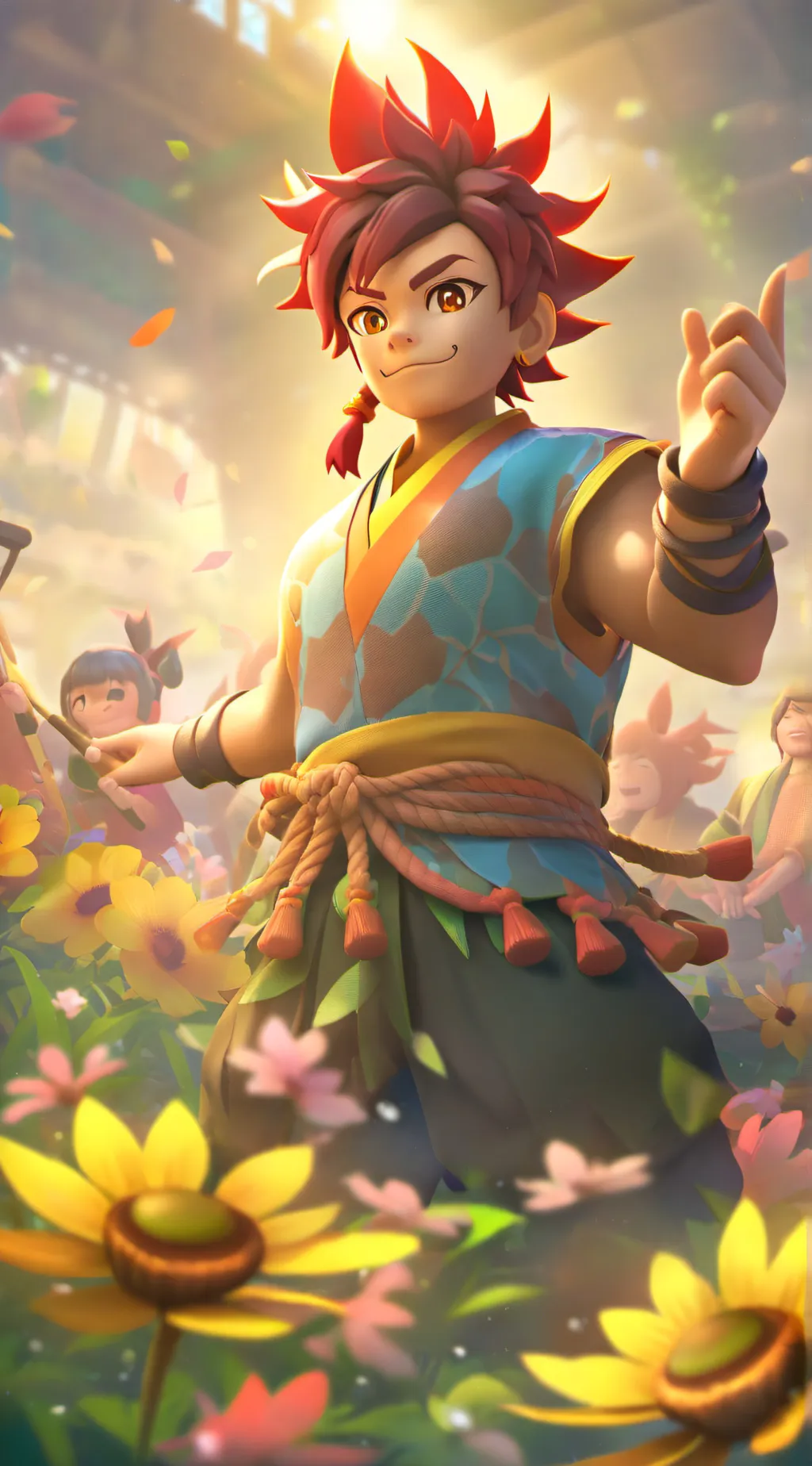 ai character: kirishima background