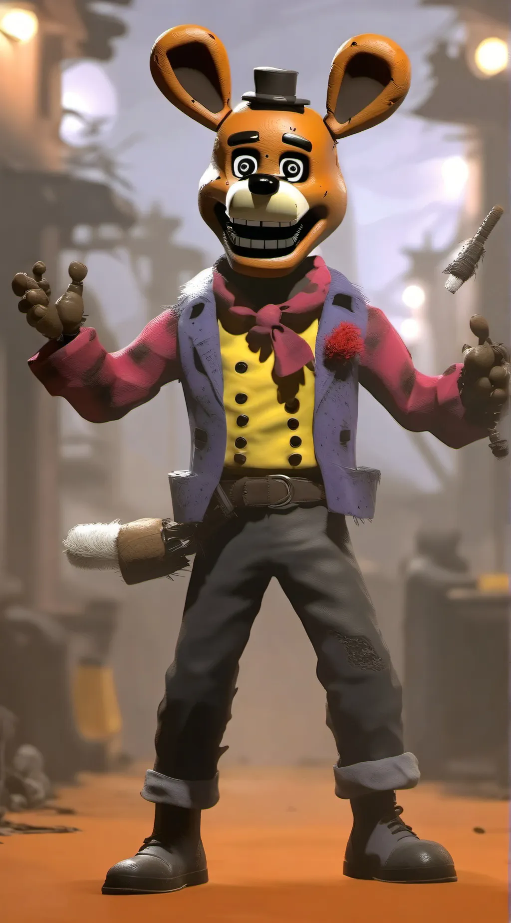 ai character: fnaf i au background