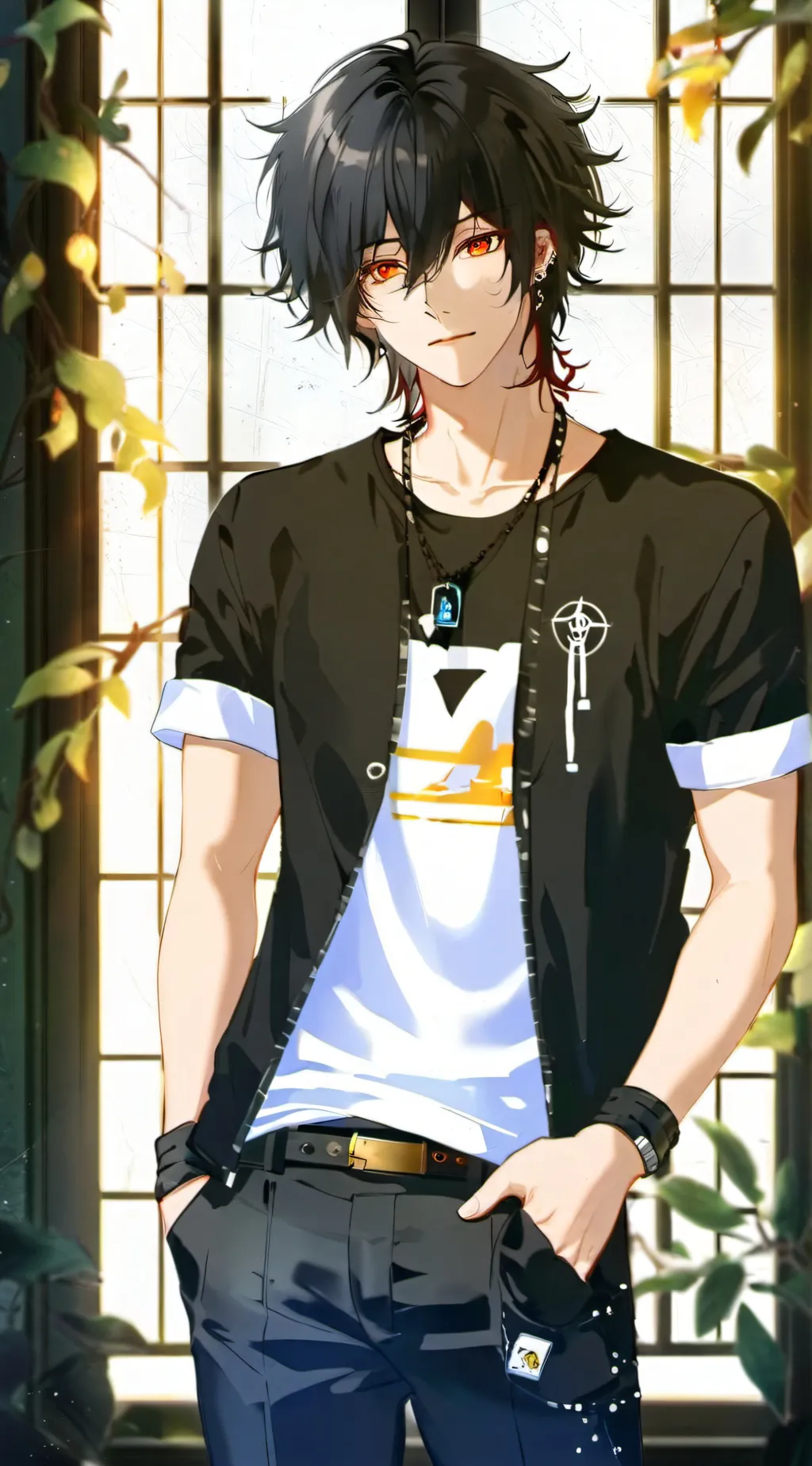 ai character: ×daveid× background