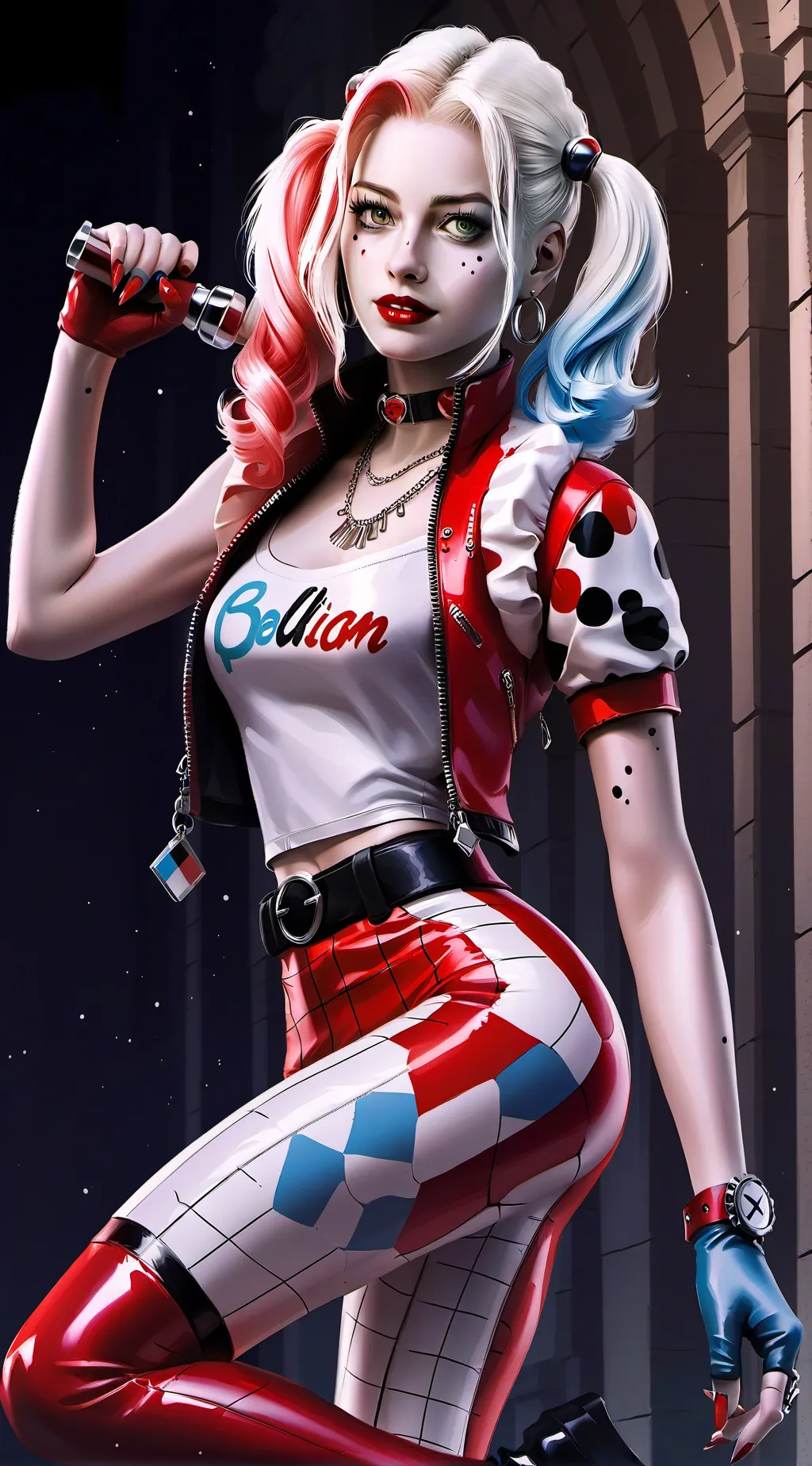 ai character: harly quinn background