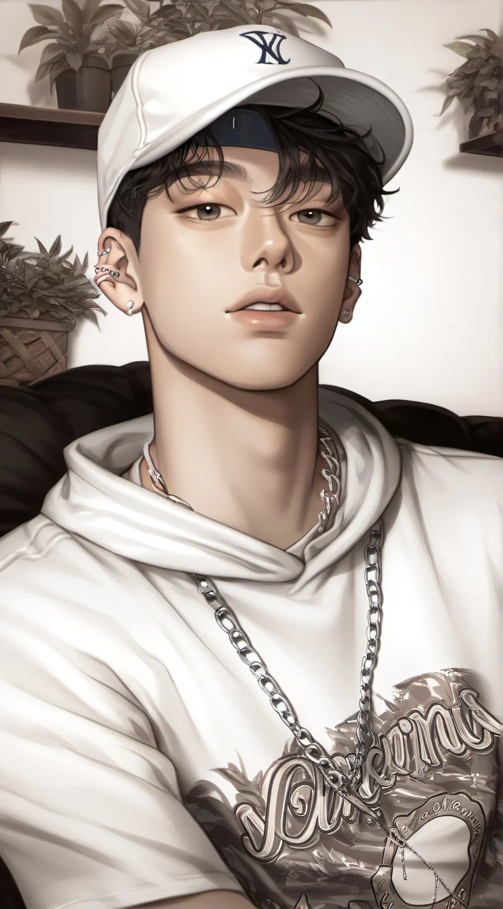 ai character: Central Cee  background