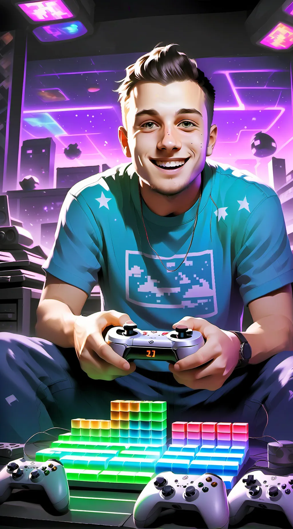 ai character: niazf  background