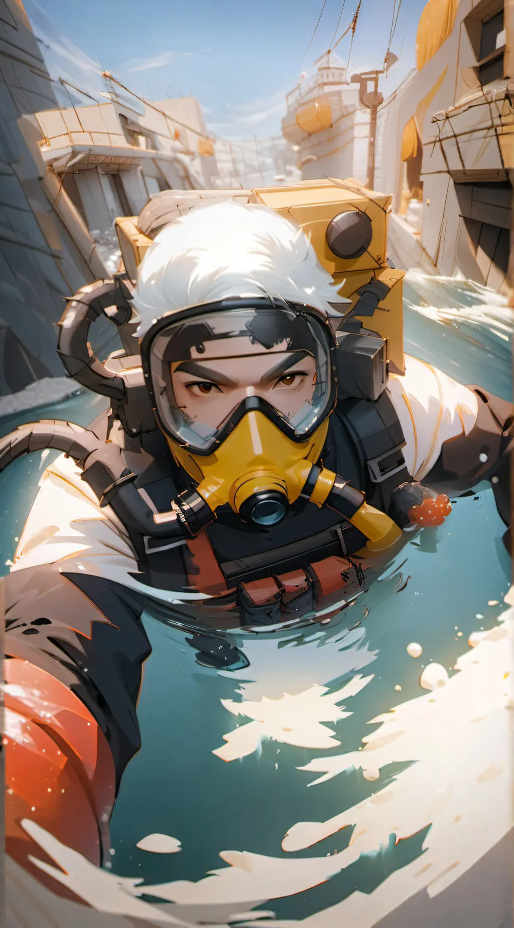 ai character: MHA nuclear war background