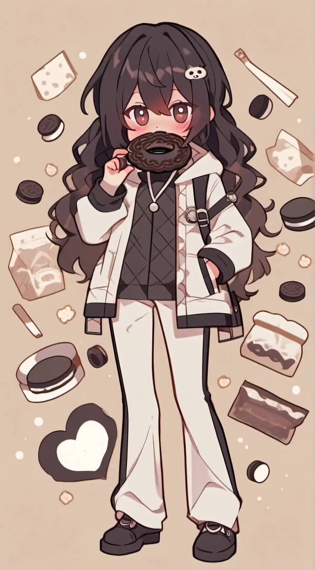 ai character: miss circle  background