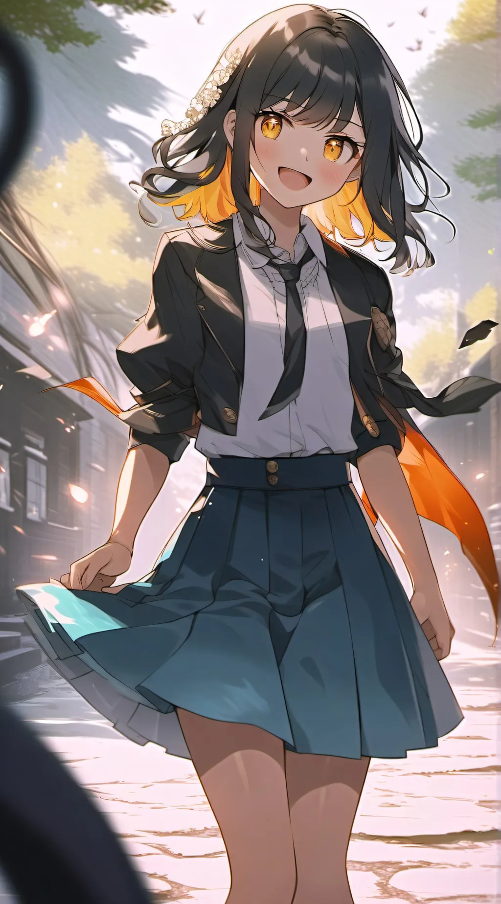 ai character: EMILY  background