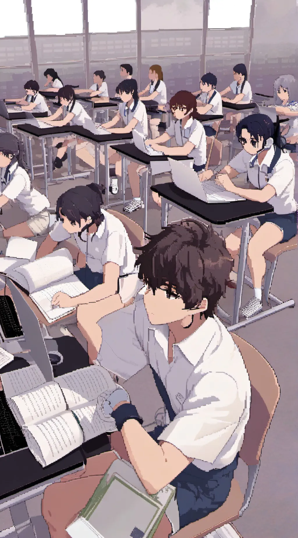 ai character: Faculdade  background
