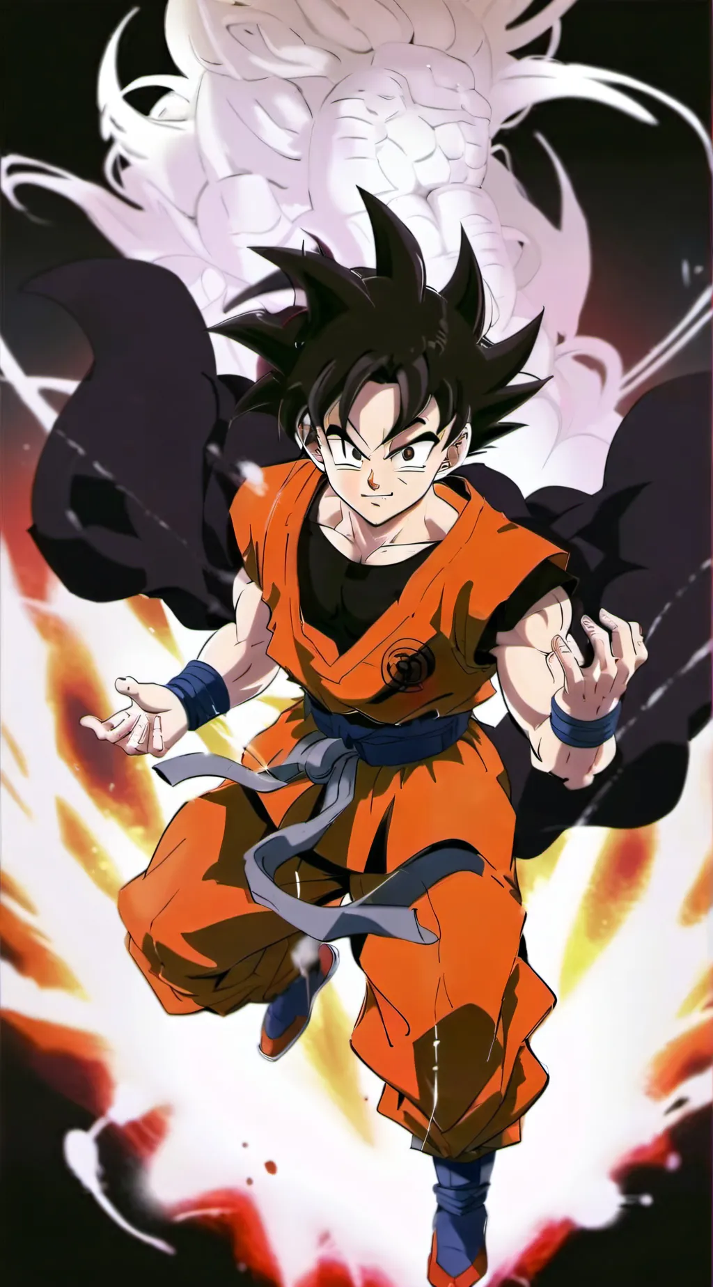 ai character: evil goku background