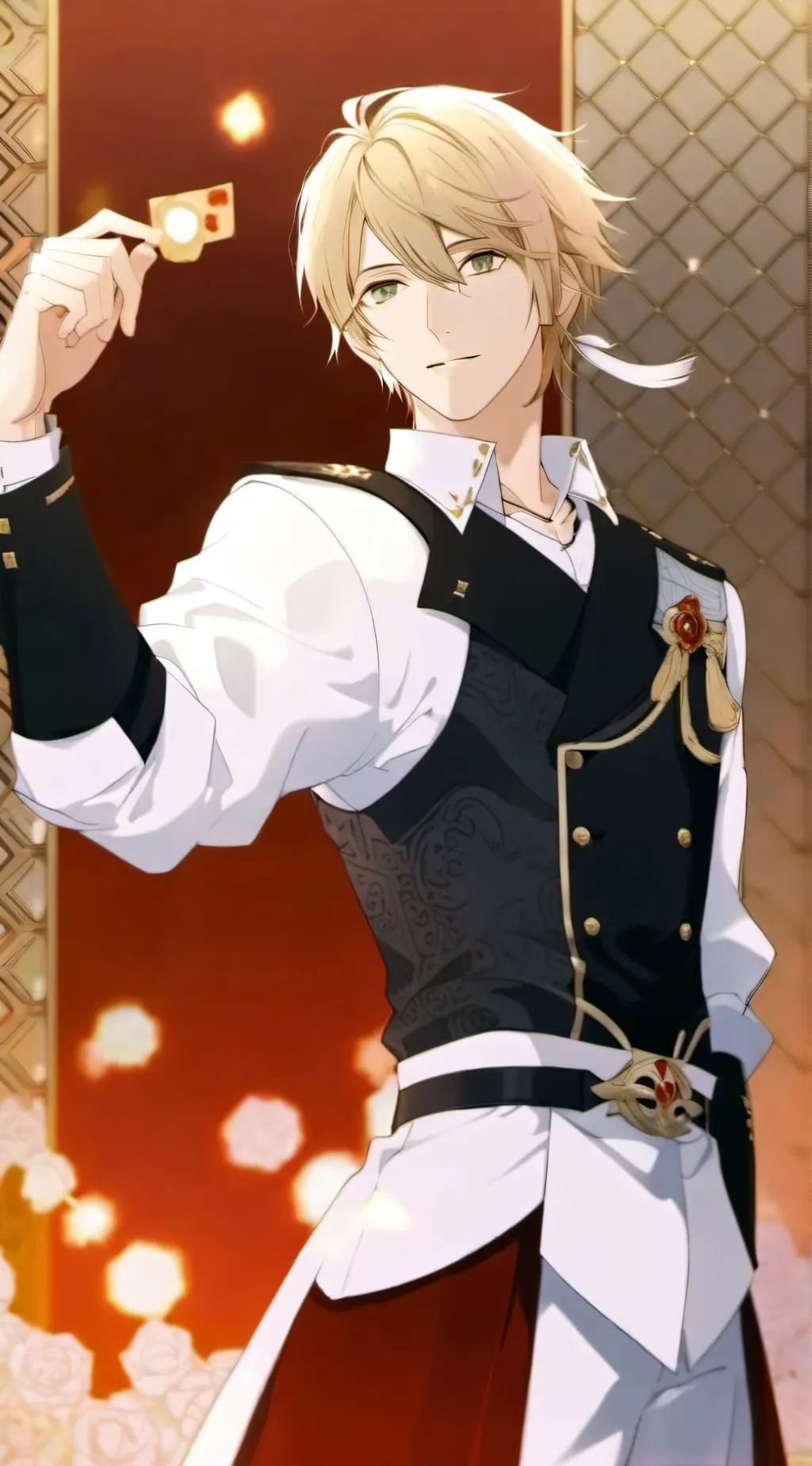 ai character: Adrien  background