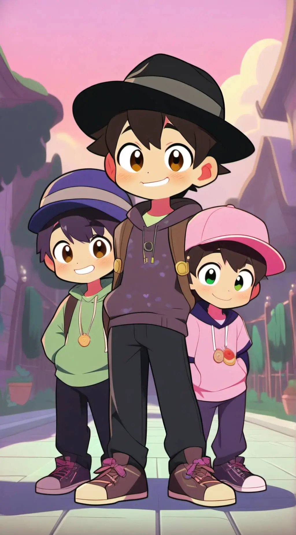 ai character: Woah bunch background