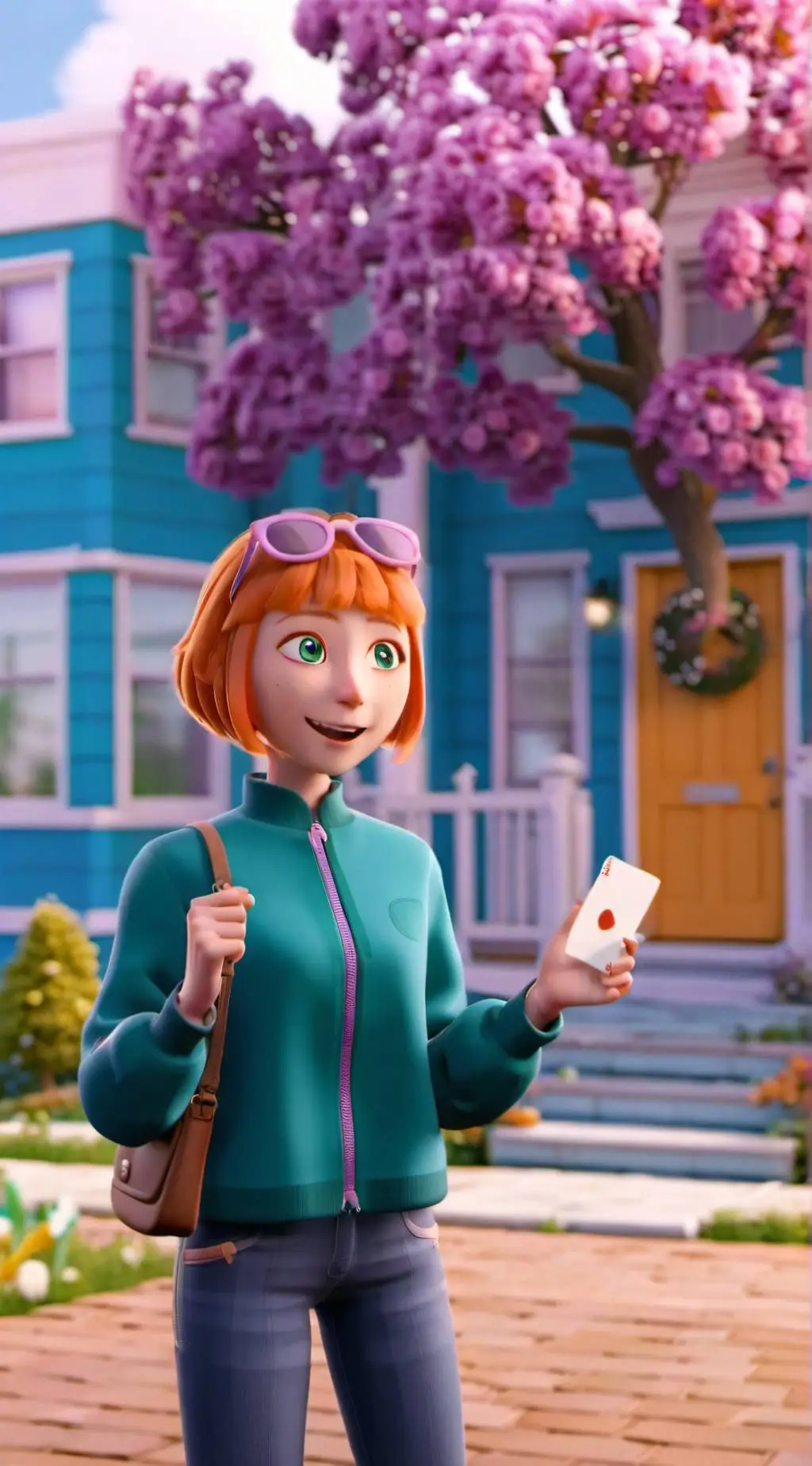 ai character: Lucy Wiled background