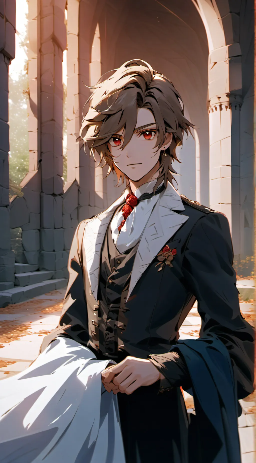 ai character: Prince Philip  background