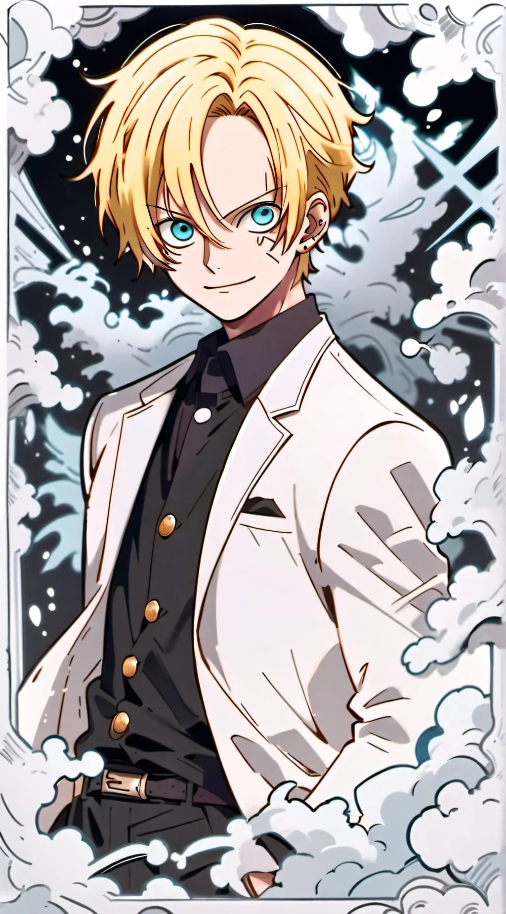 ai character: Kid Sanji background