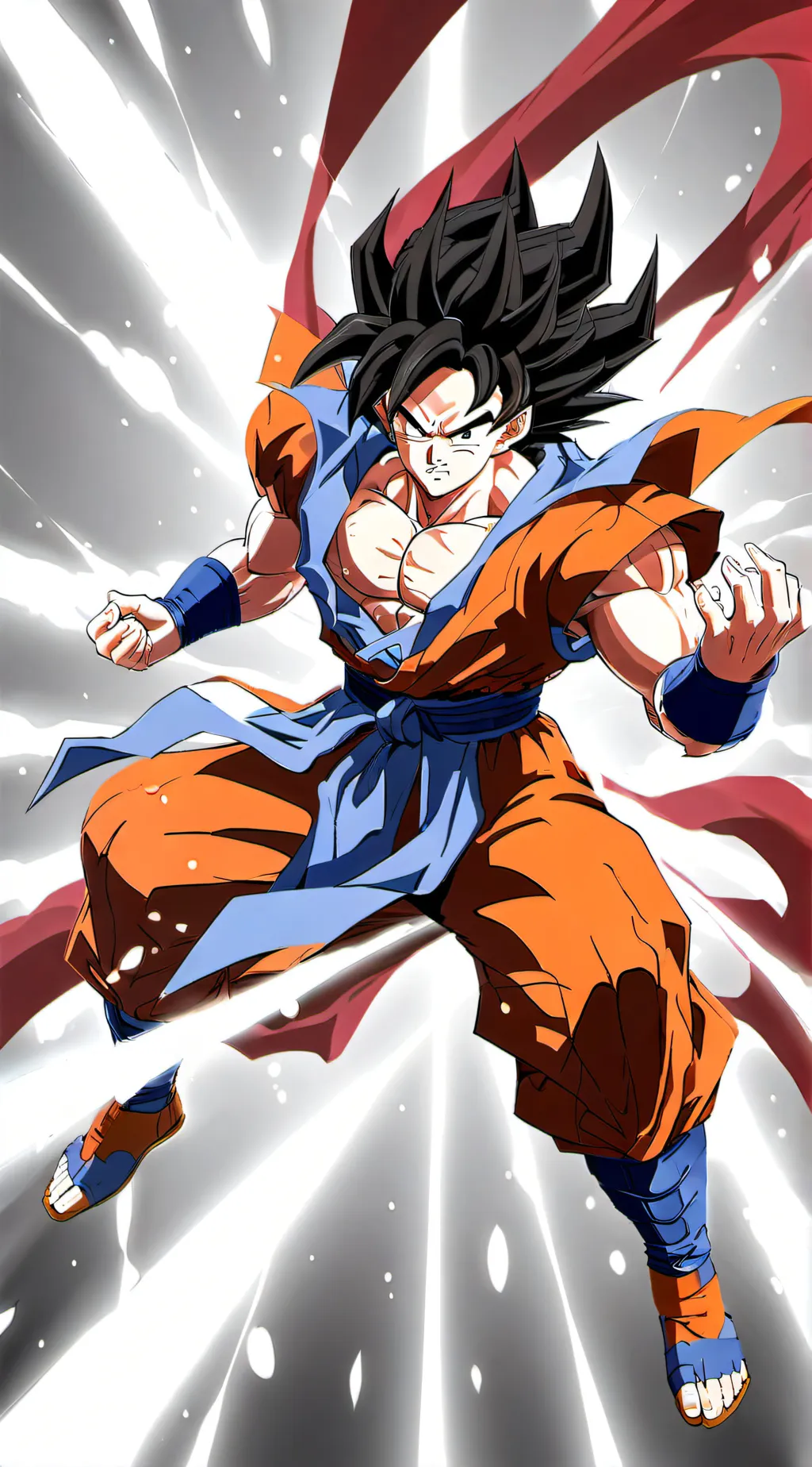 ai character: goku xeno background
