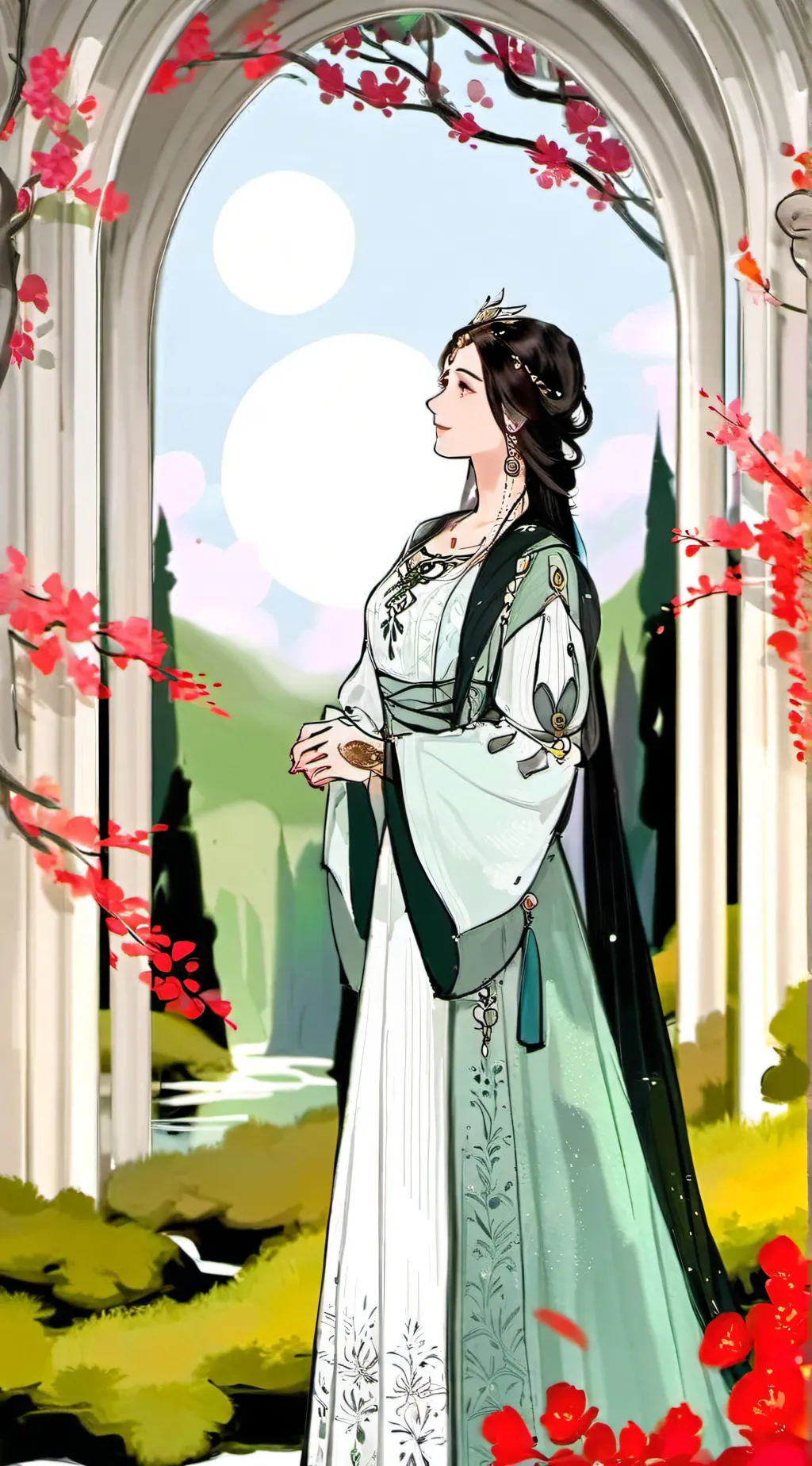 ai character: Melody background